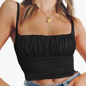 Crop top black